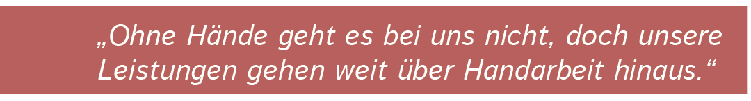 Montage und verpackung