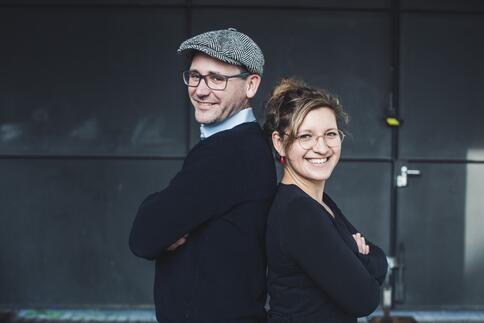 Martin Grolms und Annika Kuhn freuen sich auf die Lesung