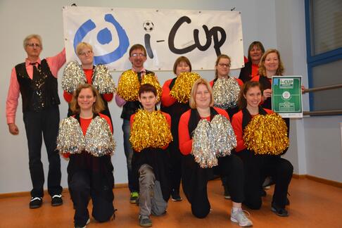 Die Tanzgruppe freut sich auf den I-Cup